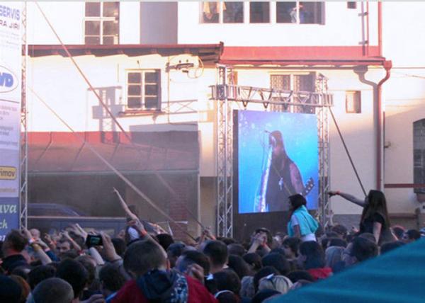 Quality 10 Inch Flexible Led Panel Video Screen 10mm Pixel Pitch For Celebration Event for sale