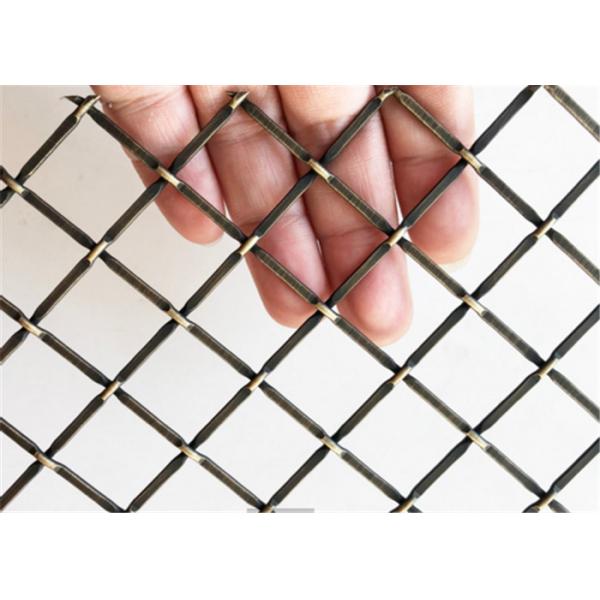 Architectural Woven Decorative Wire Mesh For Building Facades Claddings