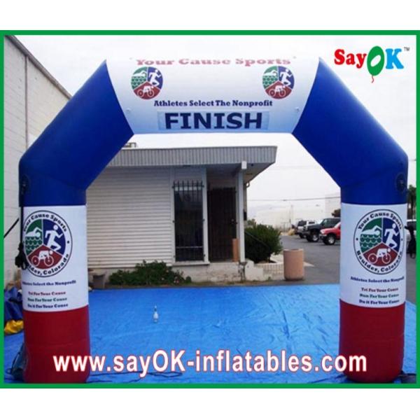 Inflatable Finish Line Arch Rental Colourful Double Gate Inflatable Entrance Arch Waterproof Air Arch For Promotion