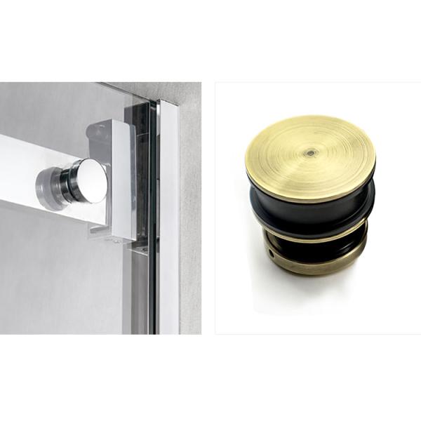Sliding Golden Bathroom Fittings Accessories Kit for Door Satin/Polish/Matt Black Finish