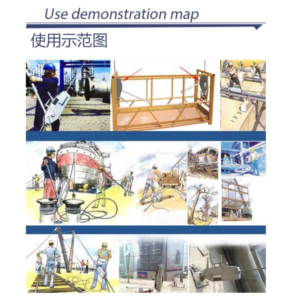 Hand Hoist Cable Puller Winch Cable Pulling Tools With 20 meter Wire Rope