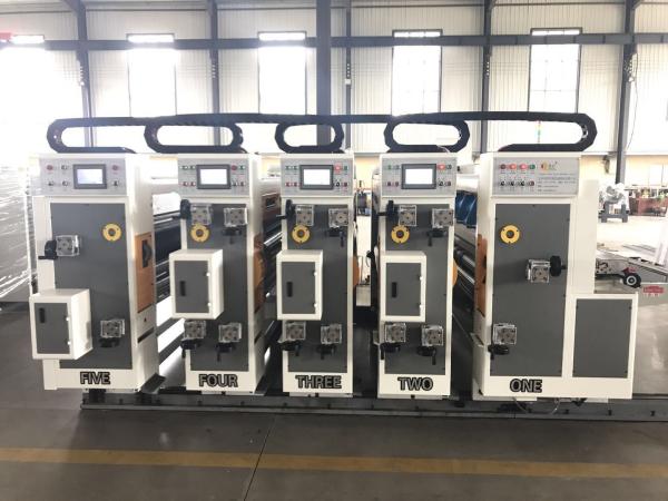 Quality Automatic Four Color Flexo Printing Slotting Machine for Make Small Box for sale
