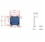 SSD1306 0.96 Inch IIC I2C Serial GND 128X64 OLED LCD LED Display Module For