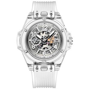 Transparent Silicone Lovers Quartz Crystal Watch Waterproof Fashion