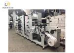 8 colors high speed adhesive label paper roll flexo printing machine