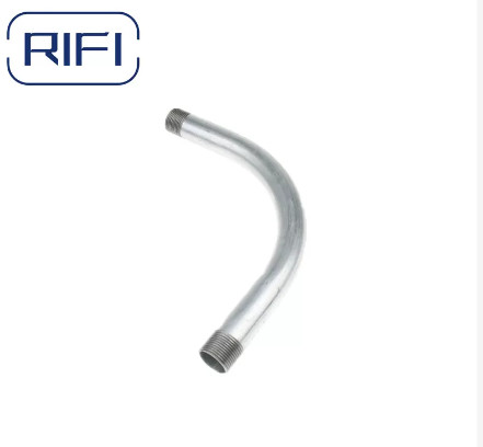 Pre Galvanized IMC Conduit Pipe Custom Rigid 90 Degree Elbows IRE050-IRE400