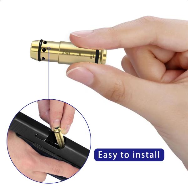 Sturdy Laser Training Cartridge 40s&W Caliber With Built In Rubber Snap Cap