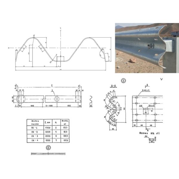 Road Highway Guardrail Machine Two Or Three Beam