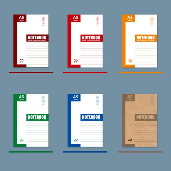 Custom Small Fresh Exercise Book Soft Cover A5 Notebook Thickened Paper for Business