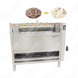 Wholesale Vegetable Brush Washing And Peeling Machine Cassava Peeling Cleaning Machine from china suppliers