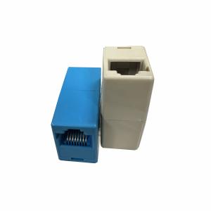 China RJ45*2 Double Female Network Adaptor 35mm Dual Connector Double Row 074 on sale