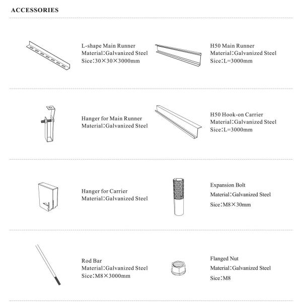 Fireproof Metal Suspended Clip In Ceiling Indoor Perforated aluminum Ceiling