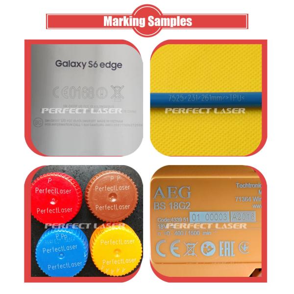 Working Format Optional UV Laser Marker Machine Fireproof With Closed Cabinet