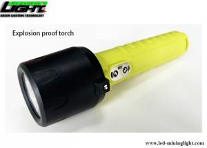 USB Rechargeable Explosion Proof Handheld LED Torch For Hazardous Locations