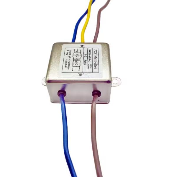 EMI Filter Single Phase Anti-Interference Power Supply 115V /250V /380V CW3L2-20A-L CW4L2-20A-S CW4L2-20A-T 50/60HZ
