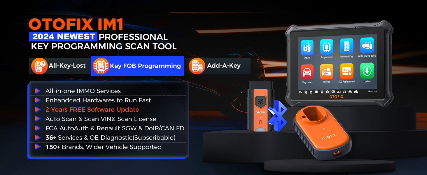 Key FOB Programming Tool OTOFIX IM1 Diagnostic Tool 2 Year Free Update XP1 Key Programmer Full IMMO Service Diagnostic