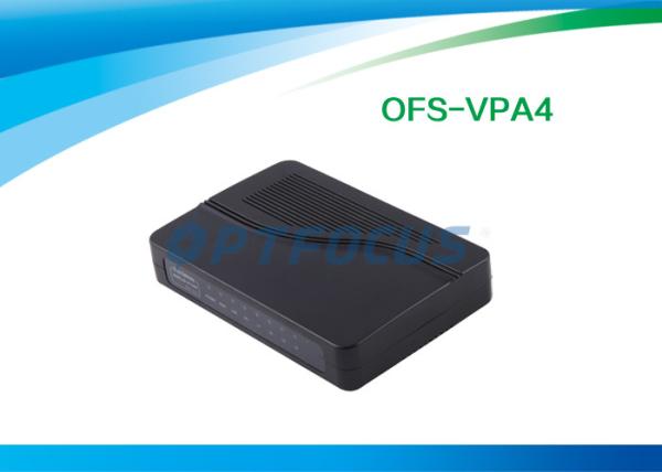 Quality 10 / 100 Base-T Ethernet 2 Port Voip Gsm Gateway 4 FXS ATA SIP / H.323 for sale