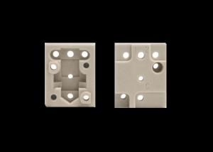 Wholesale 5.7Gpa 3MgO.4SiO2.H2O White Ceramic Components from china suppliers