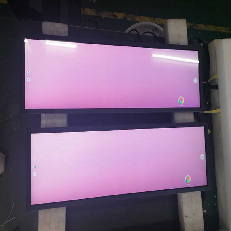 TFT Stretched Bar LCD Display Digital Signage And Displays Advertising Player Screen