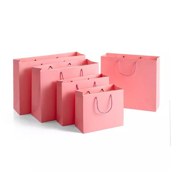 Eco Friendly Supermarket Custom Kraft Paper Bags For Shopping