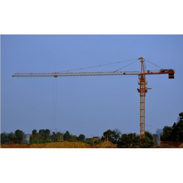 101m Height Under Hook 7032 stationary attached Tower Crane Luffing Crane with 70m Boom