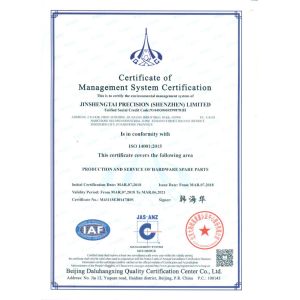 JESENTECH GROUP CORPORATION Certifications
