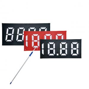China OEM Water Resistant Gas Price Display Magnetic Digital Sign For Gas Station on sale