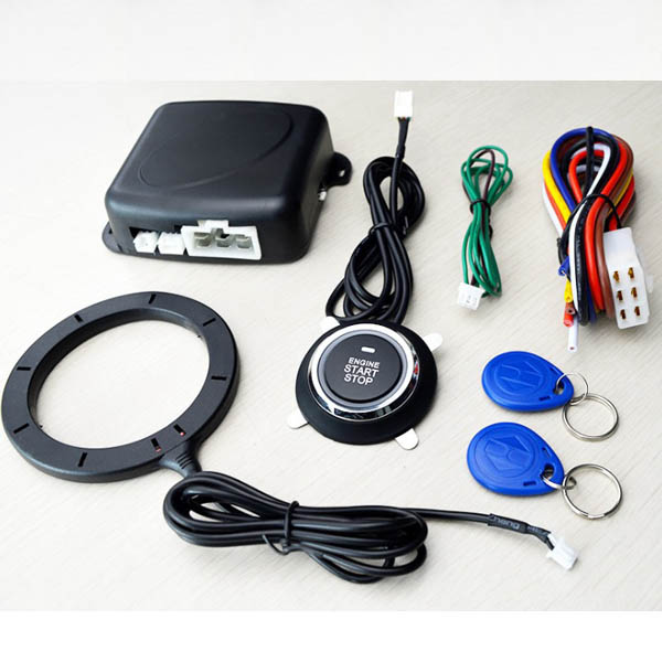 Auto Car smart button engine starter one button start system with RFID Lock Ignition Switch