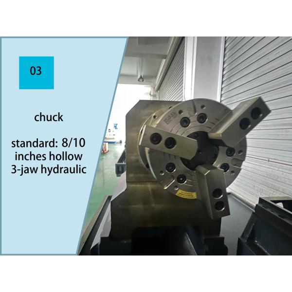 High Speed 5030S Slant Bed CNC Lathe 4500RPM 12T Turret 3.6T Structure