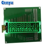 COG Segment LCD Display TN Negative 20pin FPC RGB Color Backlight For Stopwatch