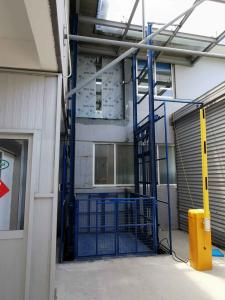 Wholesale 4M Vertical Travel 1000Kg Load Guide Rail Elevator Lifting Platform with Transport Systems for Cargo Lifting from china suppliers
