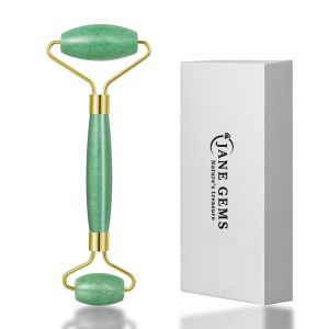 Wholesale Facial Massage 100% Natural Crystal Green Aventurine Face Jade Roller from china suppliers