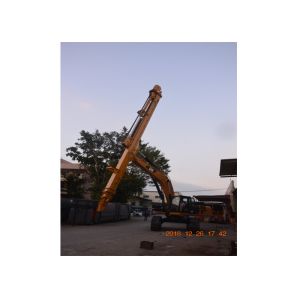Telescopic Arm For Caterpillar CAT336D Big Excavator With 1.4m3 Clamshell Bucket