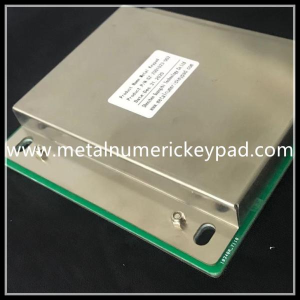 FCC Certified Stainless Steel Keyboard Illuminated With LED Indicator