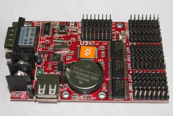 Quality ISO9001 Electronic Video Led Display Control Card for Single / Tri Color Displays Signs for sale