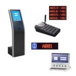 Self Service Queue Management Kiosk 17 Inch / 19 Inch Wireless LCD Display