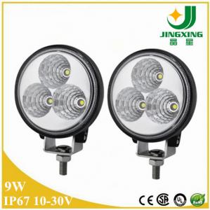 Brightest 3 round led work light for automotive off road truck