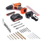 20V Variable Speed Cordless Drill 44pcs Cordless Drill With 2 Batteries And