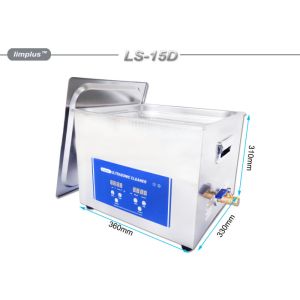 15liter Capacity Ultrasonic Cleaning Machine , Stainless Steel Ultrasonic