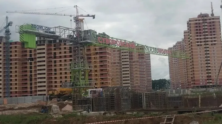 Zoomlion Jib 60m 8 Ton Flat-Top Tower Crane T6013-8 T6013A-8A