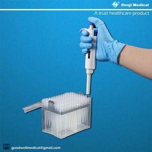 China Transparent Universal Pipette Tips Compatible With 1000ul Pipettors on sale