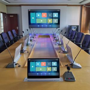 Paperless 15.6 Inches LCD DisplayElectric Desktop Conference System Computer Monitor Teams Conference Room System