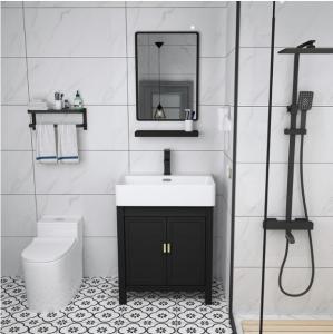 China 0.6m Ceramic Basin Smart Bathroom Cabinet Floor To Ceiling Moistureproof on sale