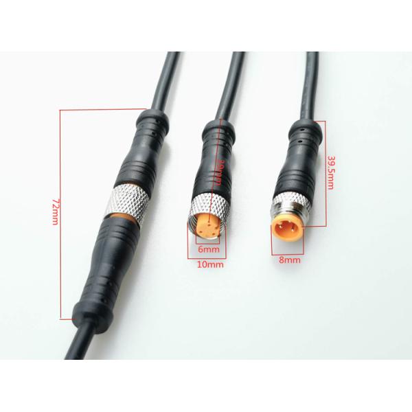 03 poles circular male female waterproof connector,3poles mini connector for LED Lighting