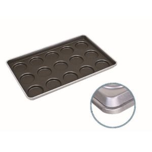 Buy cheap 738x503x41mm pFA 0.8mm Hamburger Bun Baking Pan from wholesalers