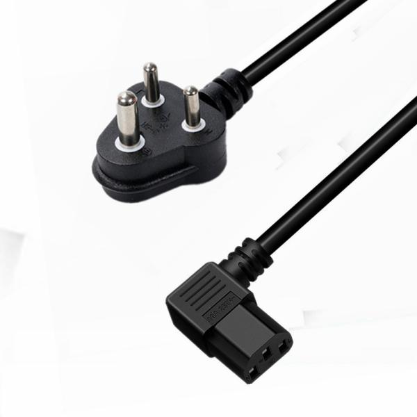 PVC RUBBER Conductor 16A 250V SABS South Africa Power Cord for Consumer Electronics