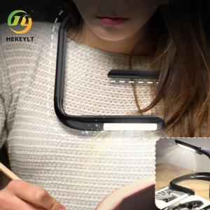 China Silica Gel ABS Hanging Neck Reading Light USB LED Reading Lamp For Students on sale