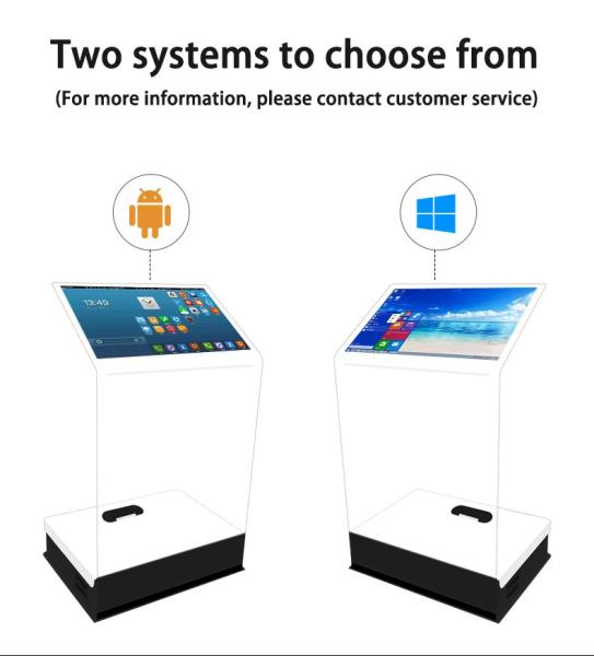 Quality Exhibition Holo Terminal Projection Transparent Lcd Screen Glass Interactive Touch Foil Kiosk for sale
