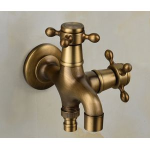 Antique Bronze Tap 45mm Outdoor Water Tap And Sprayer