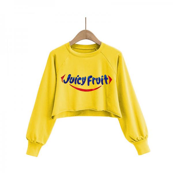 Printing Design Women Sweatshirt Hoodie Colorful Casual Autumn Fleece